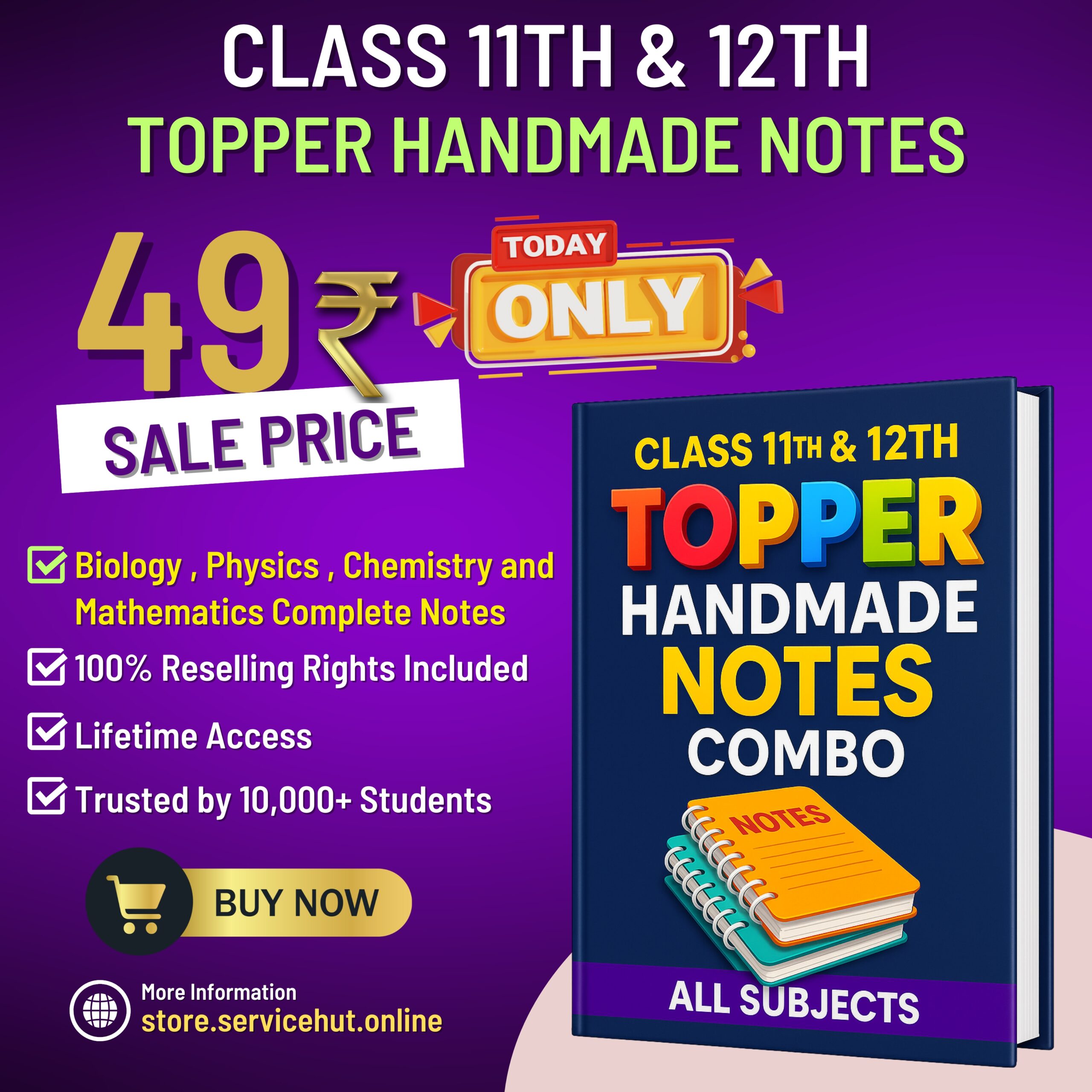class 9th & 10th topper handmade notes combo (all subjects) | instant download class 9th & 10th topper handmade notes combo (all subjects) | instant download